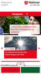 Mobile Screenshot of malteser-luebeck.de